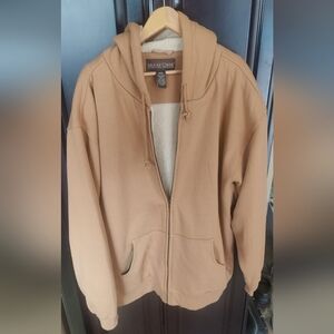 Brand New Moose Creek Legendary Outdoor Clothing 4 XL Tan Fleece Lined Hoodie